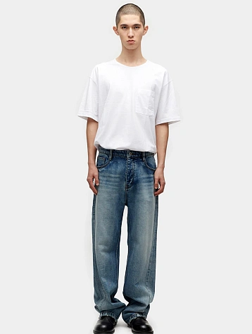 Футболка COOR Supima Cotton Semi Overfit U-Neck White