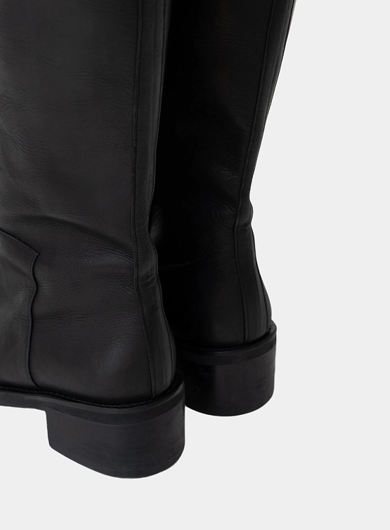 Женские сапоги AMOMENTO Long Boots Black