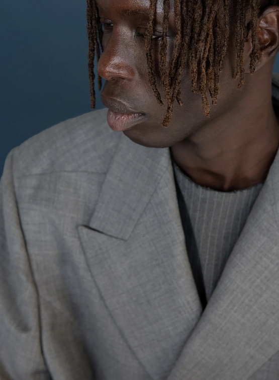 Пиджак entire studios Double Breasted Blazer Ash