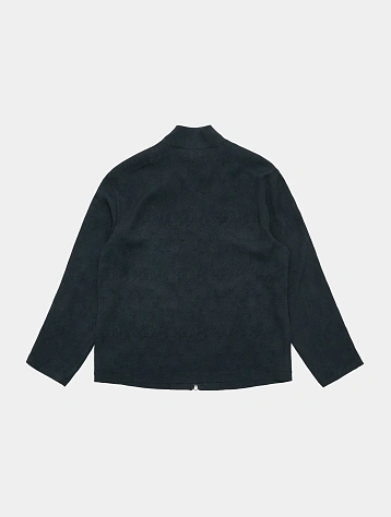 Олимпийка AMOMENTO High Neck Zip-Up Blouson Dark Navy