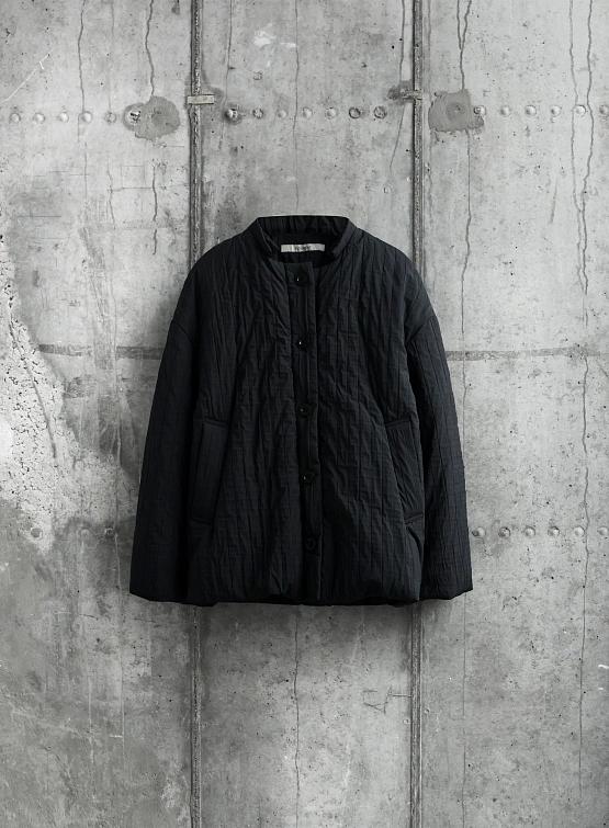 Женский пуховик EPINGLER Muffle Padding Pleats Black