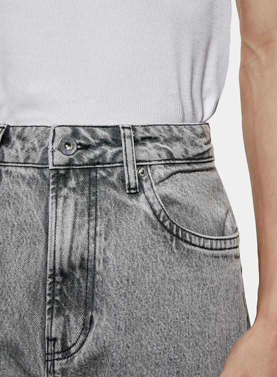 Джинсы MKI MIYUKI ZOKU Denim Wide Leg Washed Black