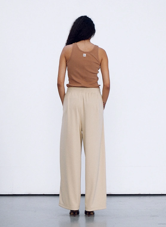 Женский топ Recto RC Logo Jacquard Patch Tank Camel