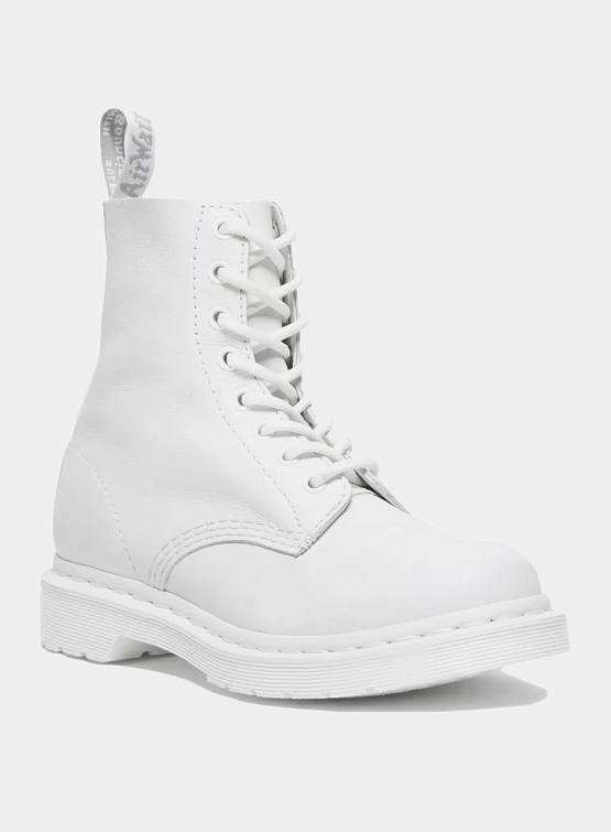 Женские ботинки Dr. Martens 1460 Pascal Mono Lace Up White