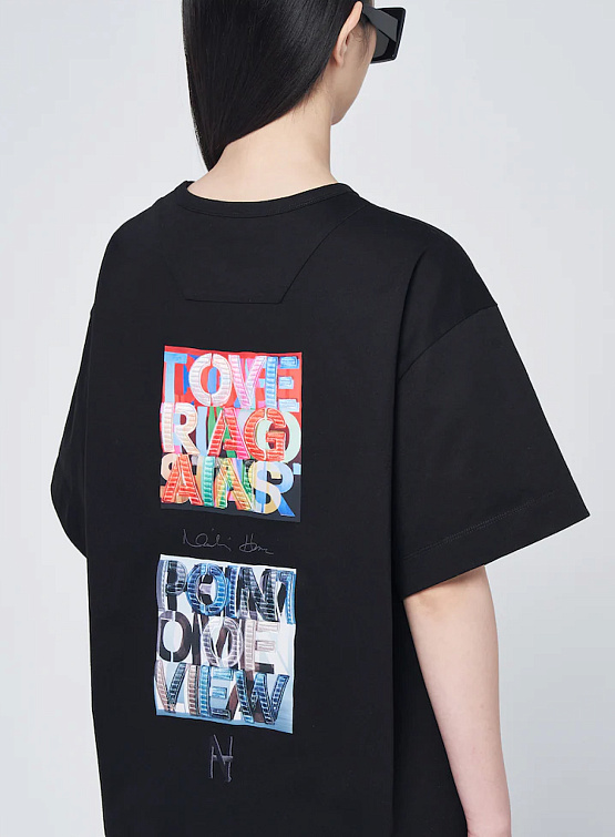 Женская футболка JUUN.J х NIKI HARE Overfit T-Shirt Black