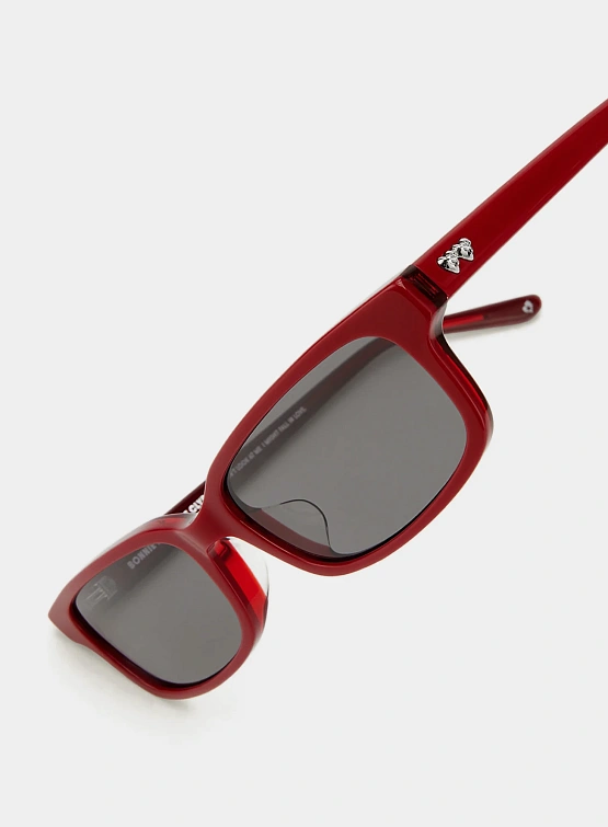 Очки Bonnie Clyde Boyfriend 2 Layered Red & Black Lens