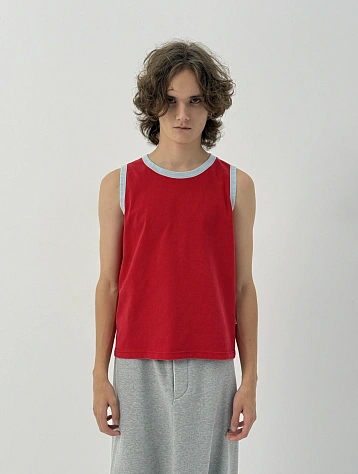 Майка Siniy Vsadnik Lollipop Tank Top Racingred/Blue