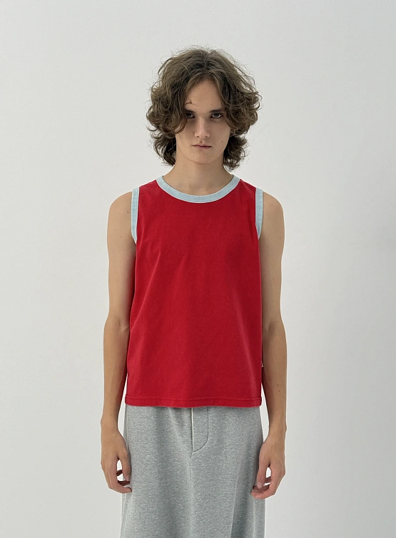 Майка Siniy Vsadnik Lollipop Tank Top Racingred/Blue