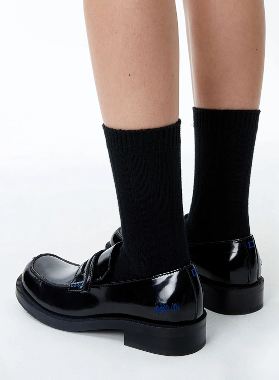 Лоферы ADERERROR Curve; LF04 Black