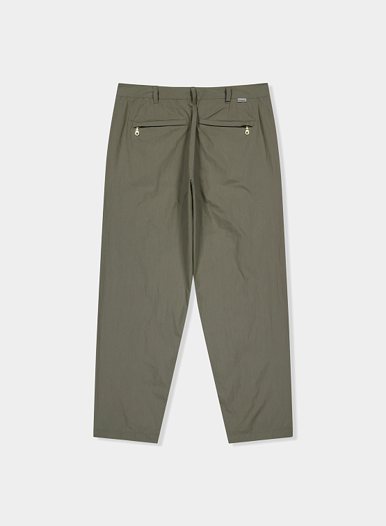 Брюки YESEYESEE CN Vertical Zip Pants Sage Green