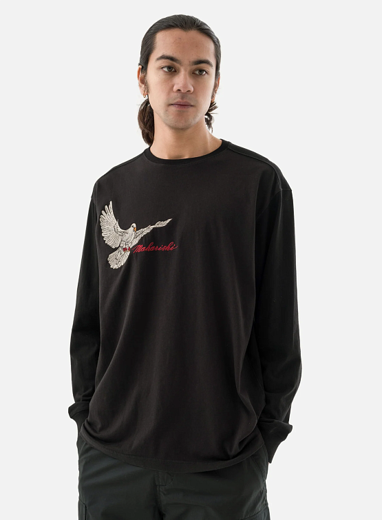 Лонгслив MAHARISHI 5316 Peace Mount Maha Black