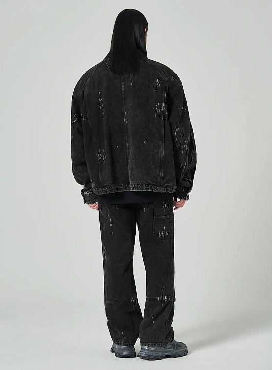 Брюки JUUN.J Denim Painter Pants Black
