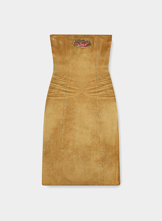 Женское Платье Diesel De-Vildress-Fsf Abito Brown