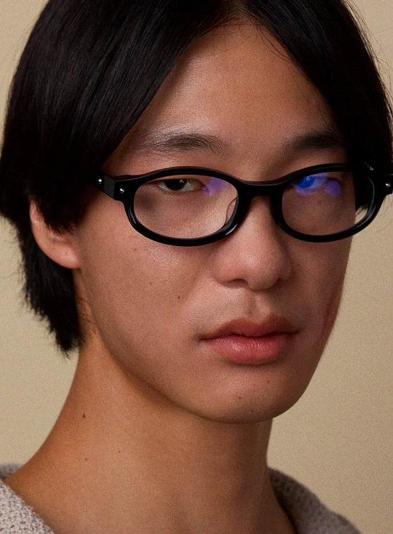 Очки Bonnie Clyde Roller Coaster Black & Clear Lens