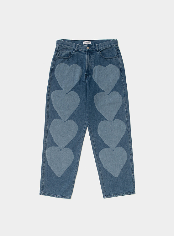 Джинсы Carne Bollente Heart Euphoria Blue