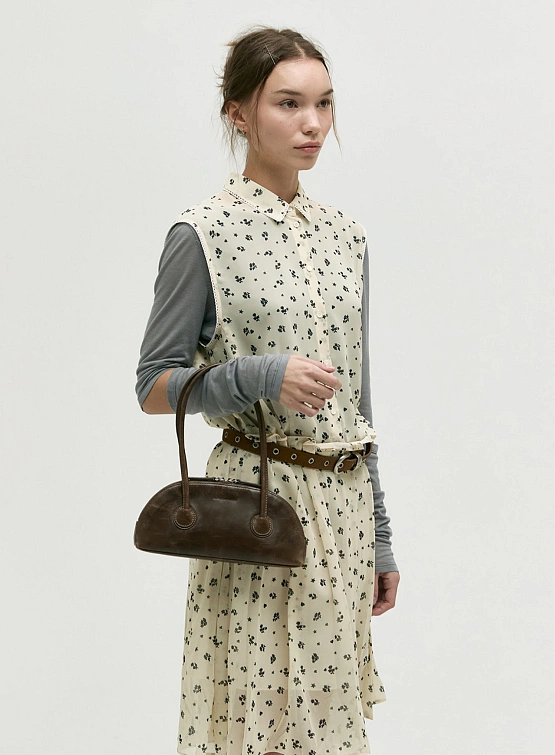 Женская сумка MARGESHERWOOD Bessette Shoulder Washed Brown