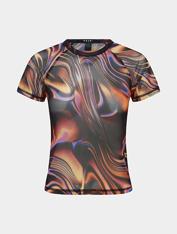 Женская футболка Ksubi Visions Mesh Ss Tee Assort
