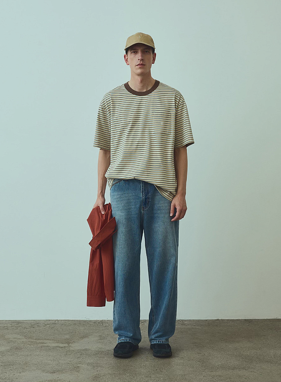 Джинсы Uniform Bridge AE 5p Denim 12oz Washed Indigo