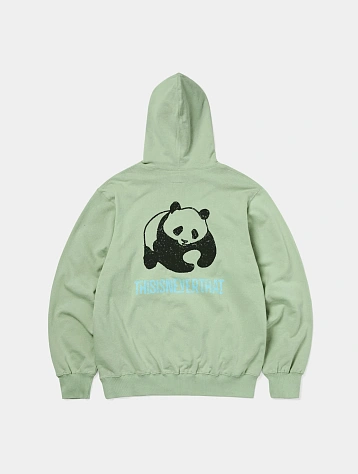 Худи thisisneverthat Panda Hoodie Pale Green