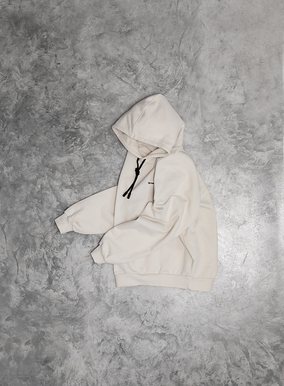 Худи Sunnei Small Logo Hoodie Silver Birch