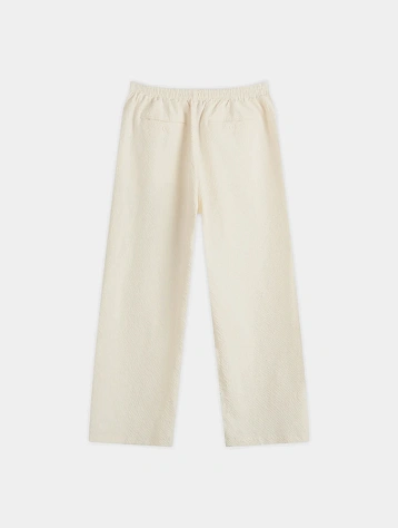 Брюки MKI MIYUKI ZOKU Seersucker Wide Leg Bone