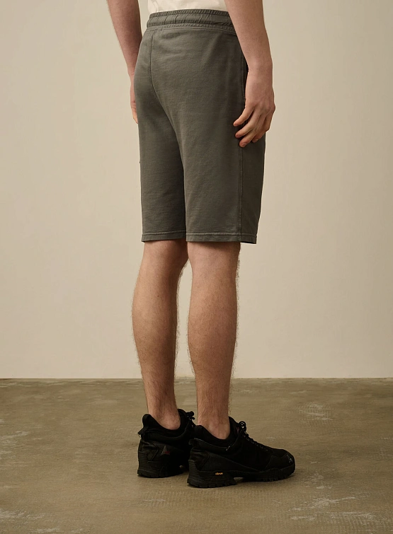 Шорты C.P. Company Light Fleece Cargo Lens Smoked Pearl