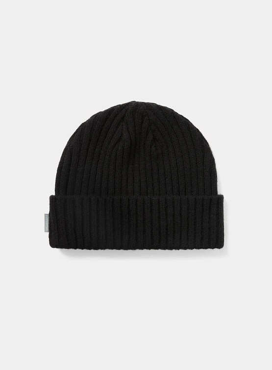 Шапка thisisneverthat Basic Wool Beanie Black