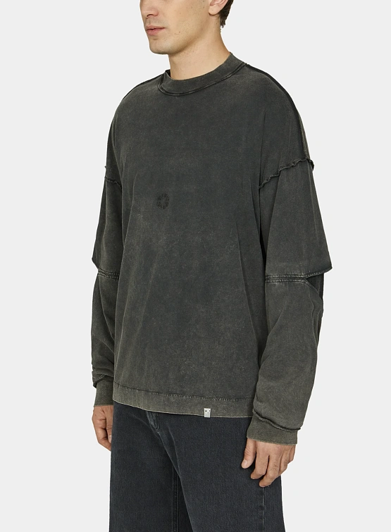 Лонгслив 1017 ALYX 9SM Longsleeve Tee Black Washed