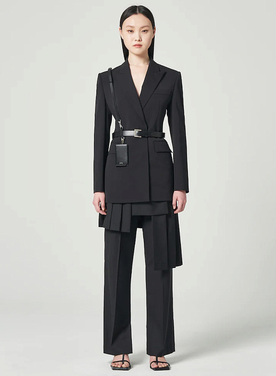 Женский пиджак JUUN.J Wool Blended Tailored Jacket Black