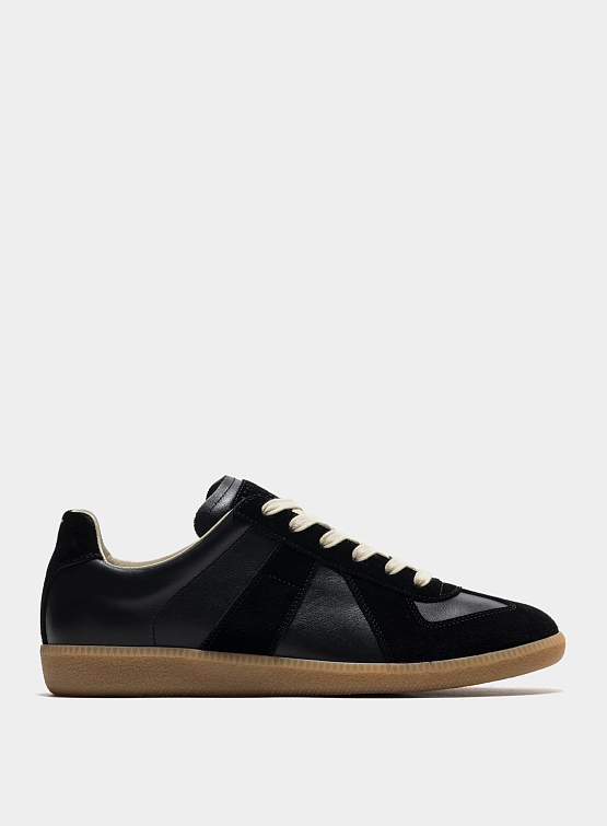 Кеды Maison Margiela Replica Low Top Carry Over Black Gum