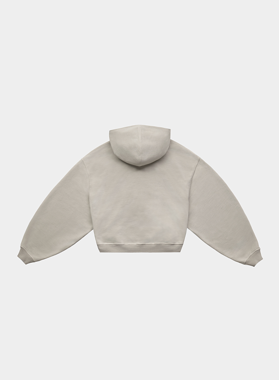 Зип-худи XSAI x STUDIO SLOW EXCLUSIVE ZIP HOODIE CEMENT