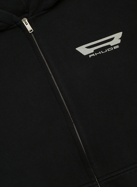 Зип-худи RHUDE Campione Full Vtg Black