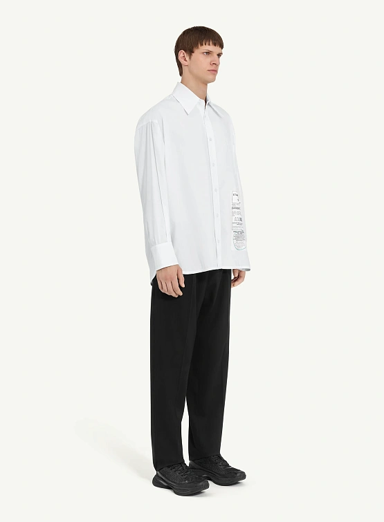 Рубашка MM6 Maison Margiela Numeric White