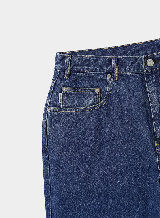 Шорты thisisneverthat Washed Denim Short Blue