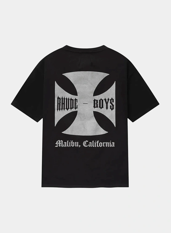 Футболка RHUDE Boys Vintage Black
