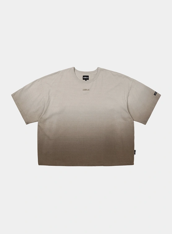 Футболка AJOBYAJO Gradation Washed Brown