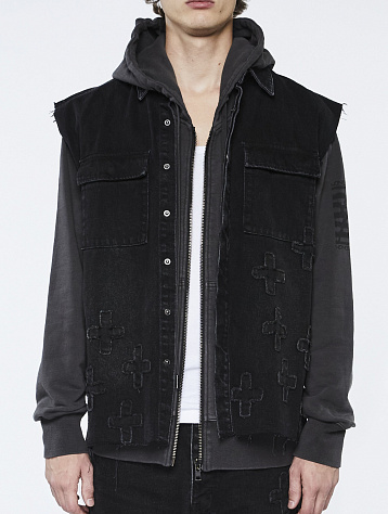 Жилет Ksubi Kut Off Shirt Kraftwork Black