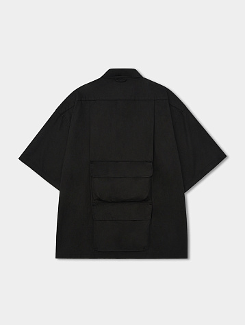 Рубашка ANGLAN Slather Utility Pocket Half Shirt Black