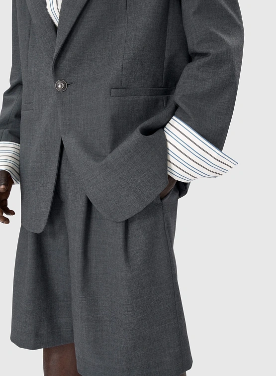 Рубашка Marine Serre Regenerated Striped Poplin Off White