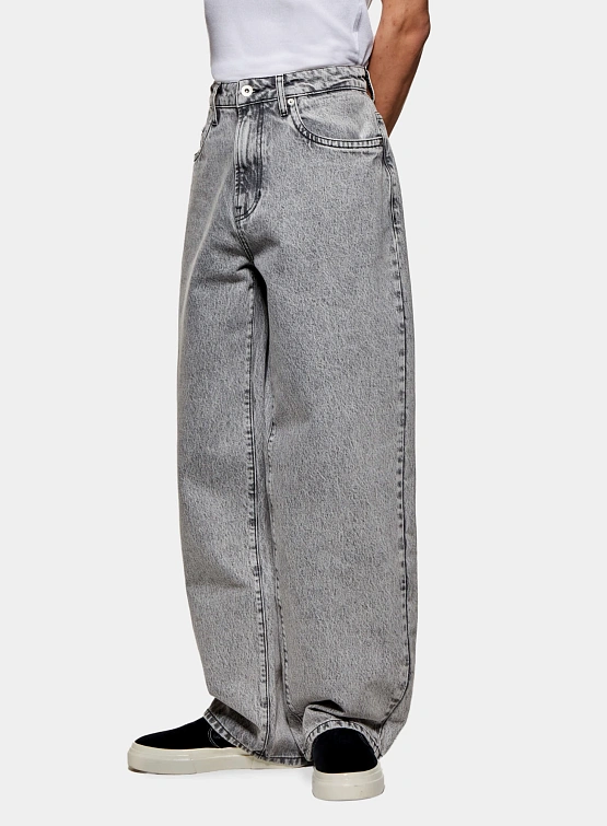 Джинсы MKI MIYUKI ZOKU Denim Wide Leg Washed Black