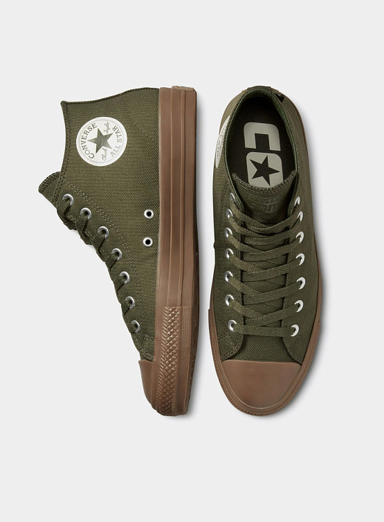 Кеды Converse Ct As Pro Cut Off Green/Brown