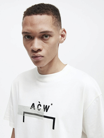 Футболка A-COLD-WALL* Strata Bracket White