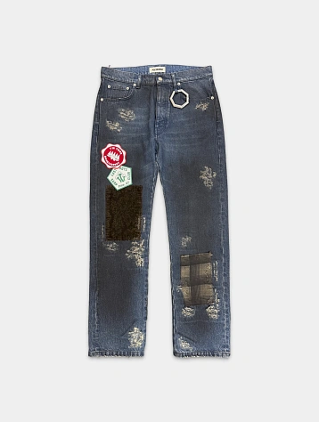 Джинсы ALCHEMIST Dean Patch Dark Indigo