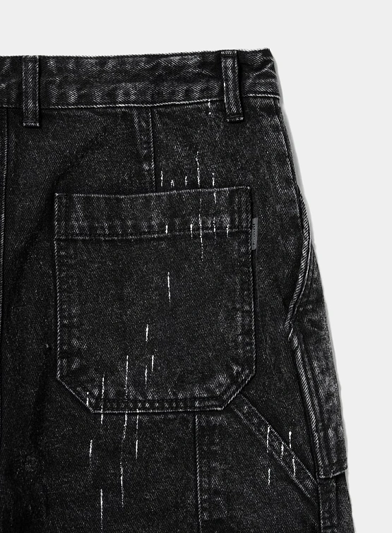 Брюки JUUN.J Denim Painter Pants Black