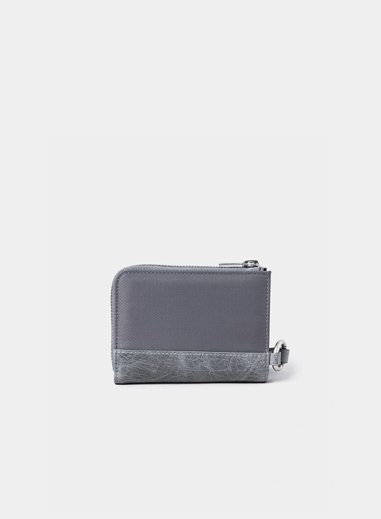 Кардхолдер JUUN.J Nylon Zip Card Holder Grey