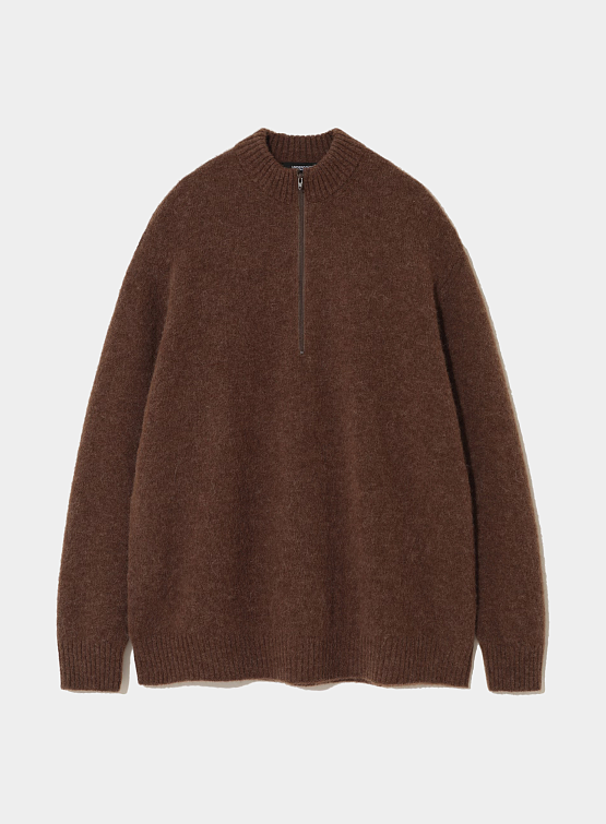 Свитер UNDERCOVER Half-zip Brown