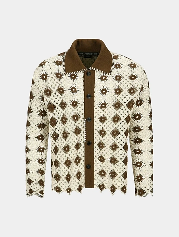 Кардиган Andersson Bell Crochet Cardigan Brown