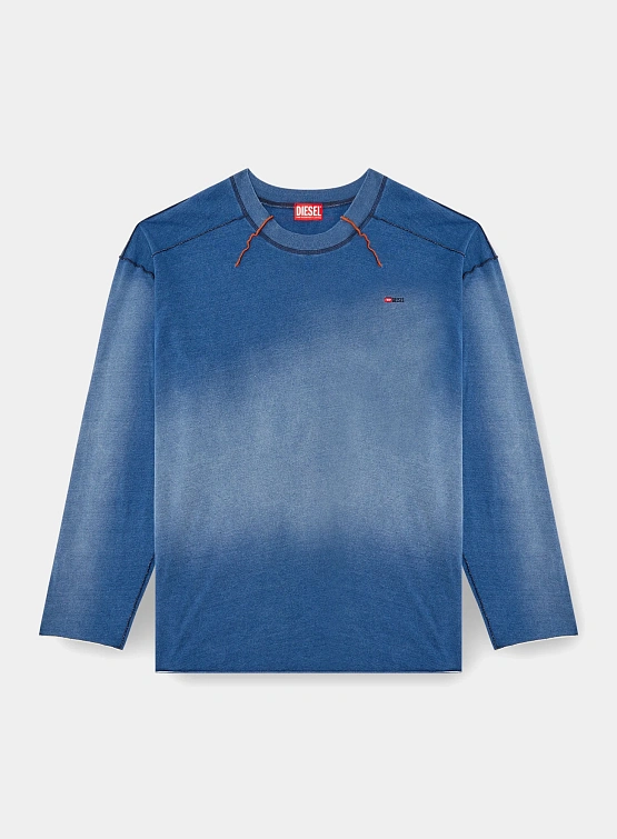 Лонгслив Diesel T-Crao-LS Maglietta Blue