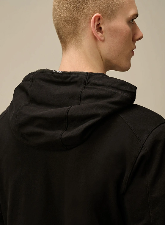 Зип-худи C.P. Company Light Fleece Full Zip Black