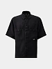 Рубашка C.P. Company Linen Boxy Short Sleeve Black